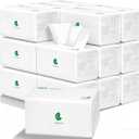 Small Facial Tissues 9000 Sheets of 18 Packs [Not in Box] 5-Ply 1800 Draws Extra Thick & Ultra Soft Travel Paper Tissues, Unscented Bulk Supply Soft Pack Household Tissues for Home, Office and School