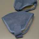 2 Pcs Australian Sheepskin Elbow Pressure Sores Protector Arm Pads Adjustable Suitable for Office Home Elderly Care and Medical Institutions Unisex Blue (1 Pair)