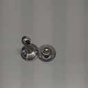 Door Stoppers Magnetic Door Catch - 2 Pack Stainless Steel Heavy Duty Door Holder Stops for Bottom Top of Door - Wall Floor Mounting No Drill 3M Adhesive & Screws Strong Magnet Keep Door Open(Silver)