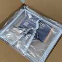 SortNStore Wire Shelf Dividers for Closet: Tall 8 Pack 12-inch Deep Wire Rack Accessories - Adjustable Purse Organizer for Clothes Handbags - Metal Pantry Separators