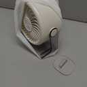 Cordless Wall Mounted Fan, Small Rechargeable Wall Fan for Bedroom and Kitchen, 100 Speeds Quiet Fan with Digital Display, 120 Tilt 2-in-1 Portable Desk Fan for Bunk Bed(White)