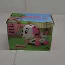 3-in-1 Musical Puppy Toys for 1 Year Old Girl Gift, Educational Baby Toy 6-12-18 Month, 1st Birthday Gift for 1 Year Old Girl Boy, First Bilingual Present for 7 8 9 10 Month Infant (Pink)