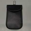 Meliya Faraday Pouch Bag for Car Keys, RFID Signal Blocking Holder, Faraday Key Fob Protector, Anti-Theft Key Fob Case (Green)