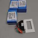 Heschen 1 Pack Dimmer Light Switch, Single Pole or 3-Way,150W Dimmable LED/CFL Lights, Halogen and Incandescent Bulbs 600W Max, AC120V, Cover Plate Included, White, UL Listed