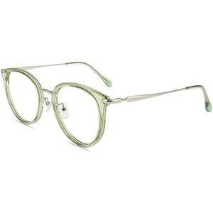 Firmoo Computer Blue Light Blocking Glasses for Women/Men, Anti Eyestrain Anti Blue Ray Eyewear (Green)