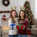 Christmas Reindeer Antlers Headband, 3 PCS Glitter Elk Antlers Hair Bands, Gold Sequin Deer Antler Headwear for Women Girls Xmas Cosplay Costume Hair Accessories Holiday Party Favor Supplies