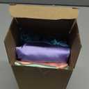 AmazerBath Shower Cap, 4 PCS Shower Caps for Women Reusable Waterproof, Double Layers Hair Cap for Shower, Elastic and Flexi Bath Caps, Environmental Protection Bathing Hat for Adult Kids (Medium, Green- Purple- Pinkish-orange- Blue)