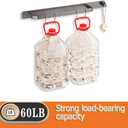 Rust-Resistant Towel Bar16inch White Hand Towel Holder, Towel Racks for Bathroom Aluminum Wall Towel Holder