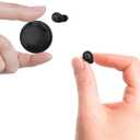 Xmenha Small Mini Invisible Earbuds Wireless Bluetooth for Small Ears Low Profile Tiny Discreet Hidden Sleeping Earbuds for Work Sleep Ear Buds Invisible Headphones Buds Black