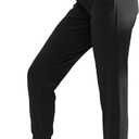 AJISAI Women's Joggers Pants Drawstring Running Sweatpants with Pockets Lounge Wear (Medium, Black)