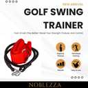 Noblezza Golf Swing Training Aid  Improve Swing Mechanics, Master Posture & Build Muscle Memory  Premium Golf Training Equipment for Adults & Practice Sessions