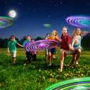 M.best 4 Sets LED Flying Set, Fun Flying Saucers Toys for Kids with Flashing Lights, Flying Toy Outdoor Toys Glow in The Dark Party Supplies Party Favors for Kids 4-8 8-12