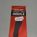 Carbon Fiber Insole 1 Pc, Rigid Thin Foot Plate Shoe Insert for Men Women, Support Turf Toe, Foot Fractures, Morton's Toe, Morton Extension, Hallux Rigidus and Limitus - Alternative to Post Op Shoe, Size: Men's 7-7.5/Women's 8-8.5 (Black-1 Unit (Flippable Design))