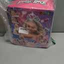 Golray Hair Styling Doll Head Makeup Kit Nail Art Girls Toys,Hair Salon Toy/ Real Cosmetics Nail Polish,Hairdryer Curling Iron Stylist Play Toy Princess Girl Birthday Gifts 3 4 5 6 7 8+ Years Old