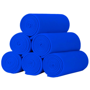 Fleece Throw Blankets Lightweight Warm Soft Cozy Pet-Friendly Bulk Fleece Throw Blanket Solid for Home Bed, Sofa, Office, Gifts, Outdoor (Assorted 2, Pack of 6-50 x 60 inch)