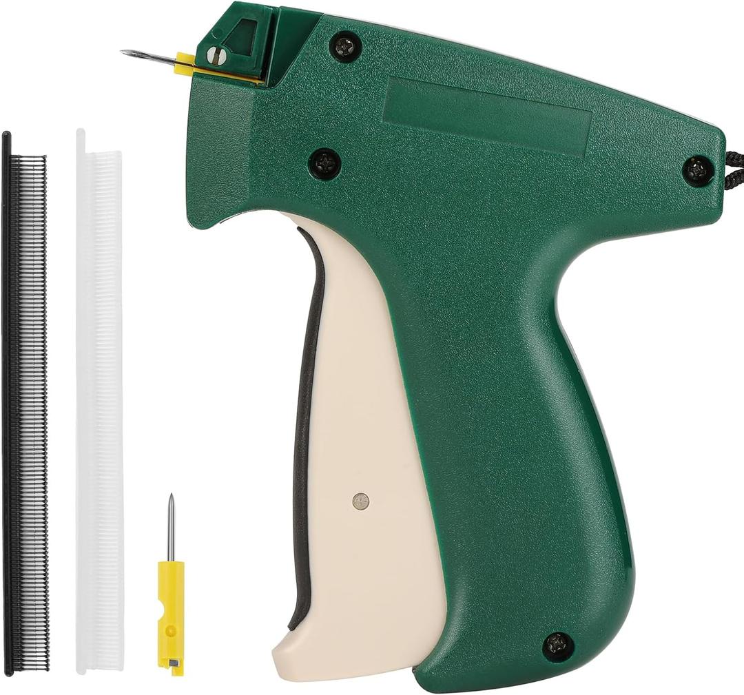 Tagging Gun for Clothing, Fine Stitch Mini Stitch Gun for Clothes,Stitch Quick Clothing Fixer Sewing Quilting Hemming Quick Stitch with 2 Needles,1500 Black & 1500 White Micro Fasteners