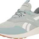 Reebok Women's Spark Run Sneaker (9, Seaside Grey/Chalk/Silver Metallic)