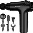 AYURA Massage Gun Deep Tissue, Muscle Massager Gun for Pain Relief, Percussion Massage Gun with 30 Speeds & 6 Heads, Portable Handheld Back Massage Gun for Athlets Men Women