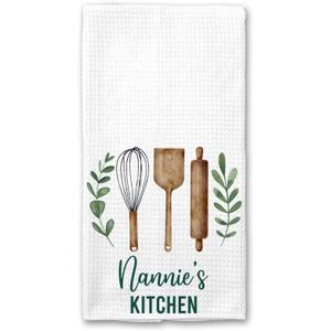 DiandDesignGift Nannie's Soft and Absorbent Tea Towel - Decor for Kitchen and House - Birthday Gift