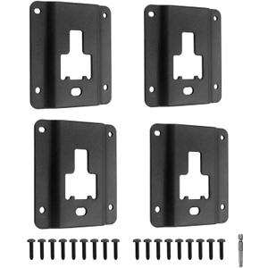Tie Down Anchors Plates 4 Packs Boxlink Truck Bed Cargo Tie Down Brackets Compatible with 2015-2025 F150 & 2017-2025 F250 F350 F450 Super Duty Replacement for FL3Z99000A64B FL3Z-9928408-AB