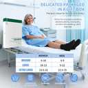 Bulinlulu Bamboo Viscose Diabetic Socks, 6 Pairs Non Binding Ankle Socks, Reinforced Toe, Size 6-9/9-11/13-15 (Medium, White)