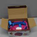 IDAODAN Electric Balloon Pump, Portable Electric Balloon Blower Machine Balloon Air Pump Dual Nozzle Rose Red 110V 600W Balloon Inflator for Party Decorations