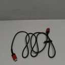 JSAUX 8K HDMI Cable 2.1  1Pack 6ft, 48Gbps Ultra High Speed HDMI Cable Braided Cord (4K@144Hz, 4K@120Hz, 8K@60Hz) HDCP 2.2&2.3 HDR 10 eARC ARC, Compatible with Switch 2/PS5/Laptop/Monitor/HDTV/-Red