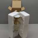 Christmas Tree Snow Globe Lantern Warm Light with 6H Timer Water Snow Globe Lantern USB & Battery Operated for Christmas Festival Decorations Gifts (Gold Tree)