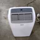 BLACK+DECKER Portable Air Conditioner, 12,000 BTU (8,000 BTU SACC) for Rooms up to 550 Sq. Ft., Portable AC with Follow Me Remote Control and Window Kit, BPACT12WT, White