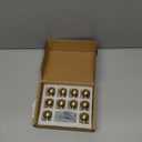 khtumeware 10 Pack Champagne Bronze Cabinet Knobs 1 Inch Single Hole Cabinet Handles Dresser Knobs Drawer Knobs and Pulls for Bathroom Cabinets.