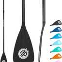 Niphean 3/4-Piece Kayak Paddle, Adjustable Paddle Board Paddles, SUP Paddle Lightweight and Durable, Detachable Stand Up Paddle Board Accessories Oars with Aluminum Alloy Shaft and Fiberglass Blade