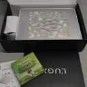 L'UGX Nail Dust Collector, Professional Dust Collector Nail Tech, Powerful Dust Suction Machine Manicure Pedicure Tool for Acrylic Nail Polishing, Low Noise, 30 Pcs Filter Papers