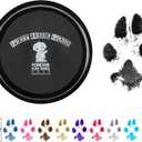 Pet Paw Print Impression Kit | Dog Ink Paw Print Kit | Pet Paw Print Kit | an Easy to Use Paw Print Stamp Pad for Dogs | Contains an Ink Pad for Dog Paw Prints That You Can Treasure (Black, Big)