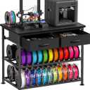 3D Printer Stand with Drawers 31.5x19.7 Printer Table with Filament Storage