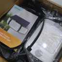 intelamp Solar Outdoor Lights,6000mAh Motion Sensor with Dual Sensors,Waterproof Solar Flood Lights 270Wide Angle for Outside with 3 Modes