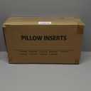 Bafode Pillow Insert 20'' x 20'', Down Feather White Throw Pillow, Luxury Pillow for Sofa, Bed and Couch and Cushion