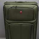 SWISSGEAR Sion Softside Expandable Spinner Luggage Durable Lightweight Travel Suitcase, Evergreen, 3-Piece Set (21/25/29)
