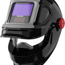YESWELDER Flip-up Auto Darkening Welding Helmet with Large view, Digital Welding Lens, 1/1/1/1 True Color 4 Arc Sensor Wide Shade 4/5-9/9-13 Welder Mask for TIG, MIG, ARC, CUT and GRIND