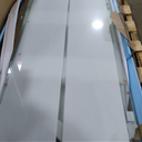 GroGro 56-60" W x 71" H Semi-Frameless Pivot Glass Shower Door, 1/4"(6mm) Clear SGCC Tempered Glass,Chrome Finish,Reversible Installation