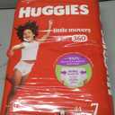 Huggies Size 7 Baby Diapers, Little Movers HuggFit 360 Baby Diapers with 360 Waistband, Size 7 (41+ lbs), 88 Count (2 Packs of 44)