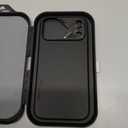 Aulumu A17 Vegan Leather CoolHyper iPhone 17 Pro Max Case | Camera Control | with Cooling Fins | Luxury Comfort | Compatible with MagSafe | Complete Wrap-Around - Black