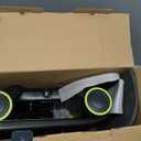 Ab Roller with Elbow Support, Ab Roller Board Core Workout Machine with 4 Wheels, Mini Pilates Reformer Equipment for Home Gym, Abdominal Full-Body Strength Exercise Trainer with Knee Pad (Black & Green)