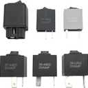 6Pcs Relay Bypass Switch, Fuel Pump Relay Bypass Master Kit, Relay Tester Diagnostic Scan Tool, Replaces 9036, 9037, 9038