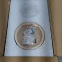 Mid Century Modern Hallway Ceiling Light White Milk Shade Small Marble Natural Stone Ceiling Light Wood Vintage Farmhouse Close to Ceiling Lamp for Bathroom Kitchen Corridor Entryway