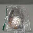 MAQIHAN Granny Wig Old Lady Costume Set Elderly Woman Accessories Fun Wigs Light Gray Glasses Cap Faux Pearl Bead Necklace Chain for Party Halloween Cosplay,Funny Comedy