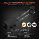 Bestview 9005 H10 LED light Canbus Decoder Kits Compatibility Anti Flickering Resistor Warning Canceler Pack of 2