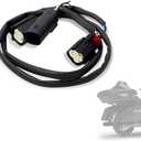 WOWTK Tour Luggage Pack Quick Disconnect Wiring Harnesses,Plug-n- Play Power tap Harness for Harley Touring 14-24,for Road King, Road Glide, Street Glide, Electra Glide Standard and Select CVO