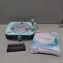 Fisher-Price Musical Toy Deluxe Rockin Record Player Pretend Turntable with 6 Albums for Preschool Play Plus Bonus Exclusive Holiday Album Kids Ages 3+ Years 