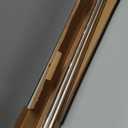 Ivilon Drapery Window Curtain Rod - End Cap Style Design 1 Inch Pole. 72 to 144 Inch Color Warm Gold