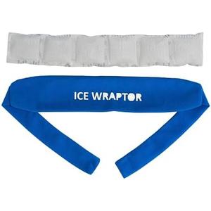 Ice Wraptor Bandana + Insert: Just Add Water. Keep Neck, Head, and Joints Cool. Portable Ice Therapy for Pain Relief.Adjustable Fit, Lightweight Comfortable- with 1 2.5"x15" Reusable Cryosheet Insert